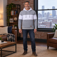 Light Gray & White Stripe