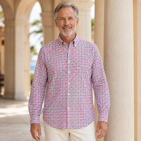 Red & Navy Check