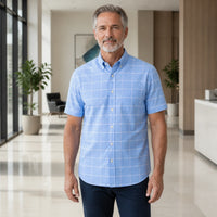 Light Blue Windowpane
