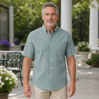 Sage Green Windowpane