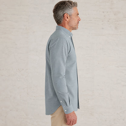 Professional mature man wearing the exact classic comfortable Oxford shirt — view 26