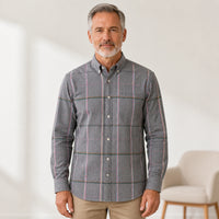 Gray Multicolor Windowpane