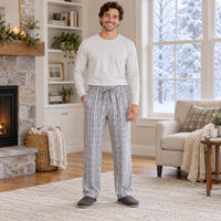 Men's Charcoal Gray Plaid