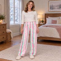 Pink Mint Stripe