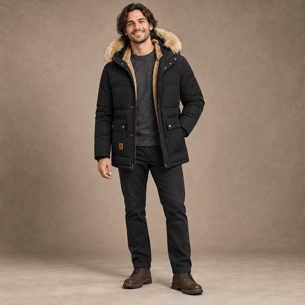 parka coat — Karl Black