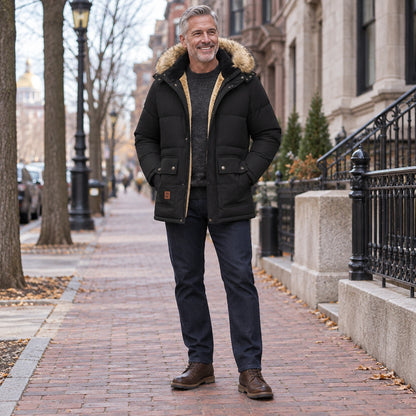 parka coat — Karl Black 1 — view 6