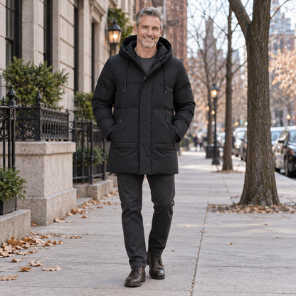 parka coat — Laurin Black 1 — view 6