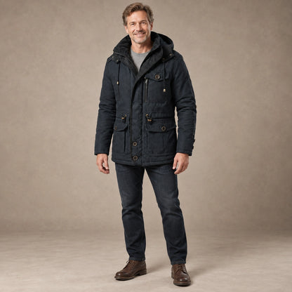 parka coat — Women s Hooded Winter Parka Carlos Black
