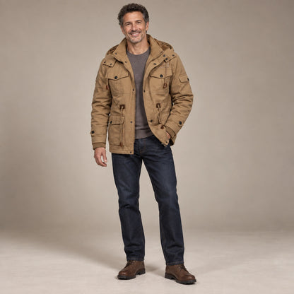 parka coat — Immanuel Tan alternate angle — view 5
