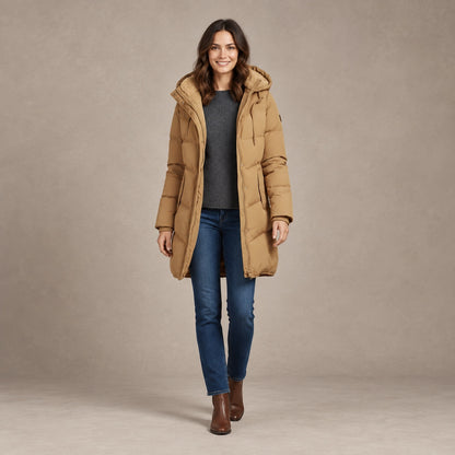 parka coat — Emelie Camel