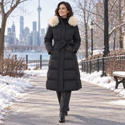 parka coat — Victoria Black 2 — view 7