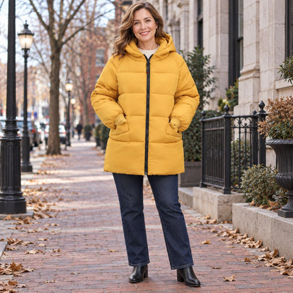 parka coat — Aurora Mustard Yellow 1 — view 7