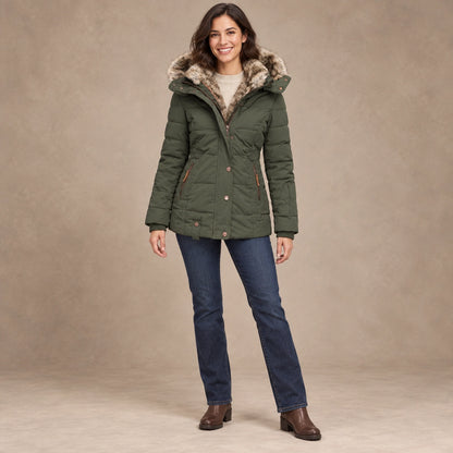 parka coat — Henrietta Olive Green