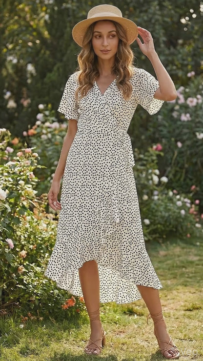 Amelia | Womens Elegant Flowing Summer Maxi Dress