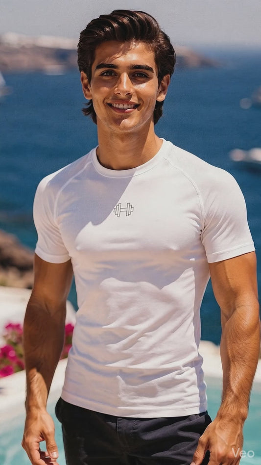 Mason | Mens Reflective Elastic Athletic Workout Tee