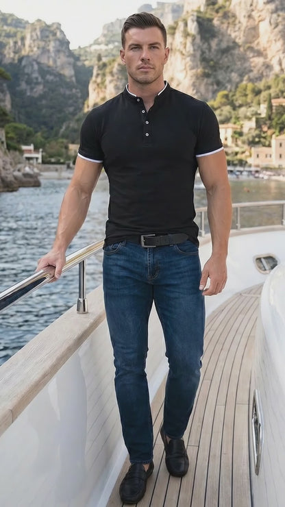 Liam | Mens Casual Breathable Summer Polo