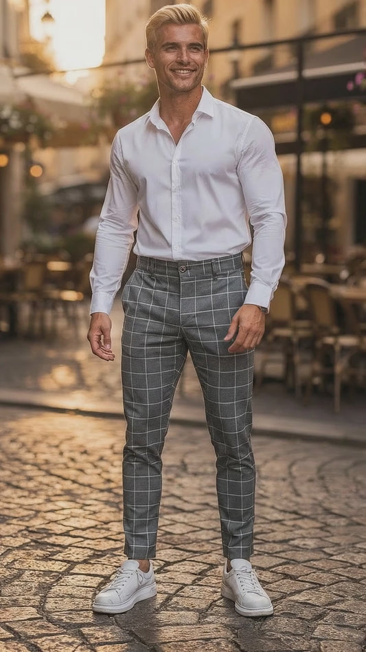 Noah | Tailored Tapered Trousers