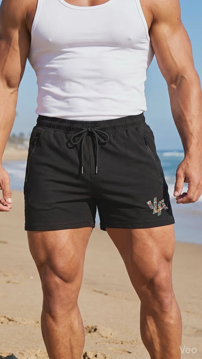 Lucas | Mens Sporty Quick-Dry Printed Summer Shorts
