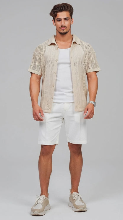 Enrique | Mens Relaxed Fit Short Sleeve Shirt