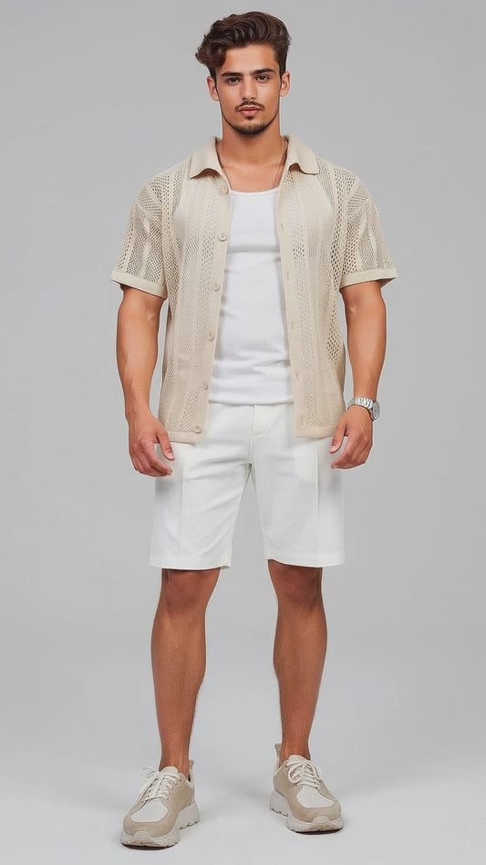 Enrique | Mens Relaxed Fit Short Sleeve Shirt