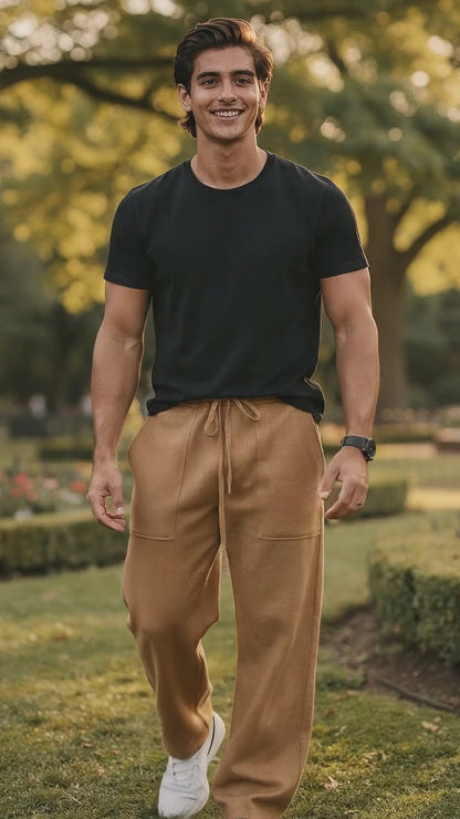 Liam | Relaxed Wide-Leg Trousers
