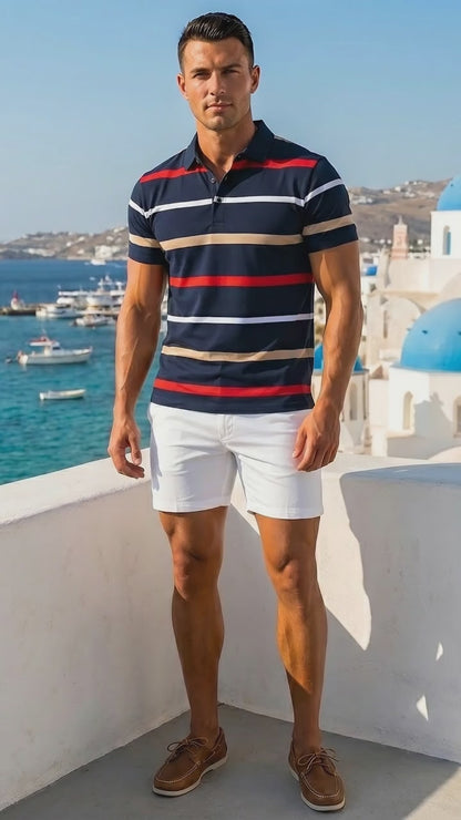 Liam | Mens Modern Soft Casual Summer Polo