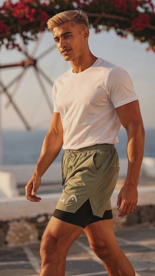 Noah | Mens Fitted Athletic Quick-Dry Running Shorts