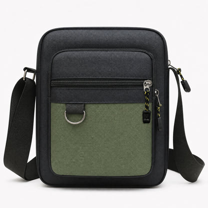 Olive Green sling bag complete front view — view 2