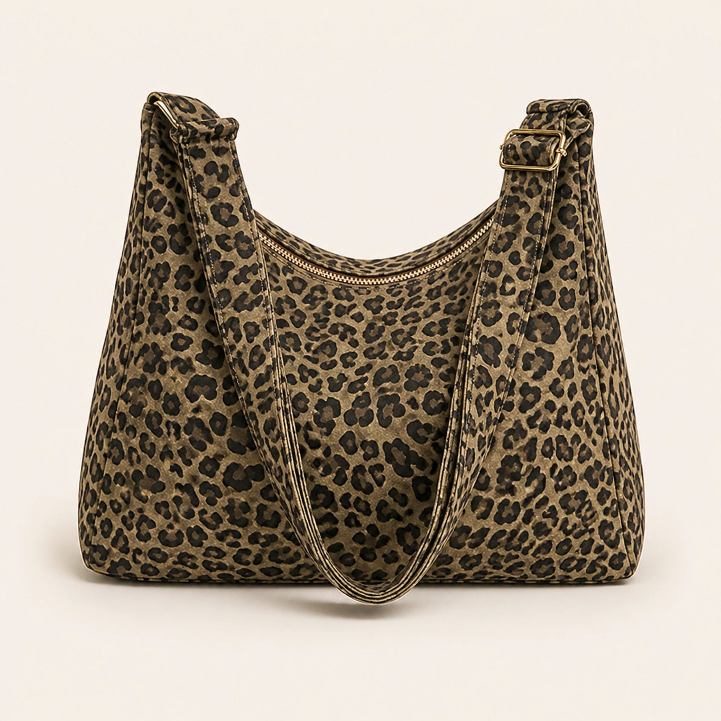 Leopard Print sling bag complete front view