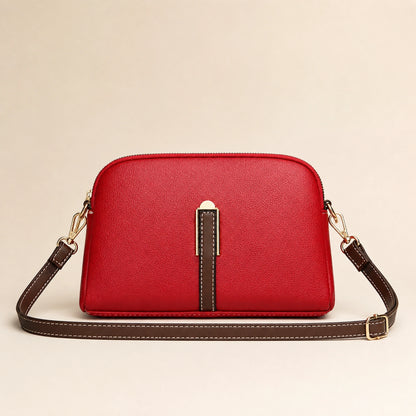 Red sling bag complete front view — view 2