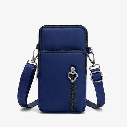 Dark Blue sling bag complete front view — view 2