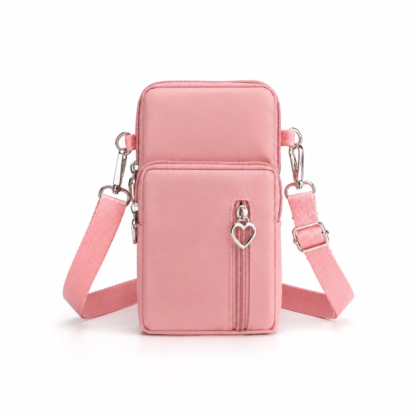 Blush Pink sling bag complete front view — view 8
