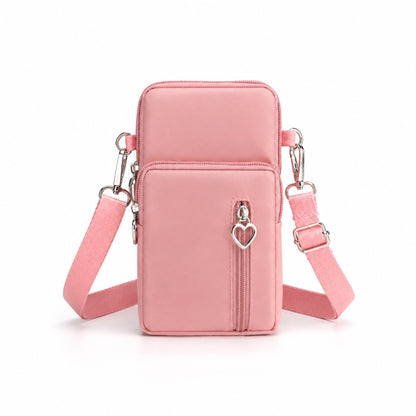 Blush Pink sling bag complete front view — view 8