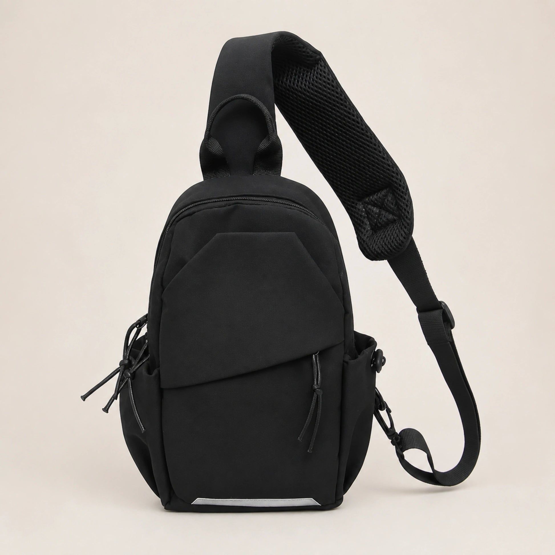 Black Classic sling bag complete front view — view 7