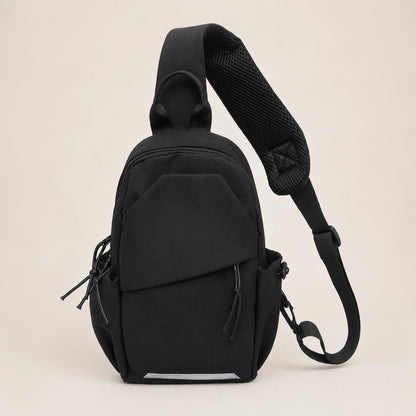 Black Classic sling bag complete front view — view 7