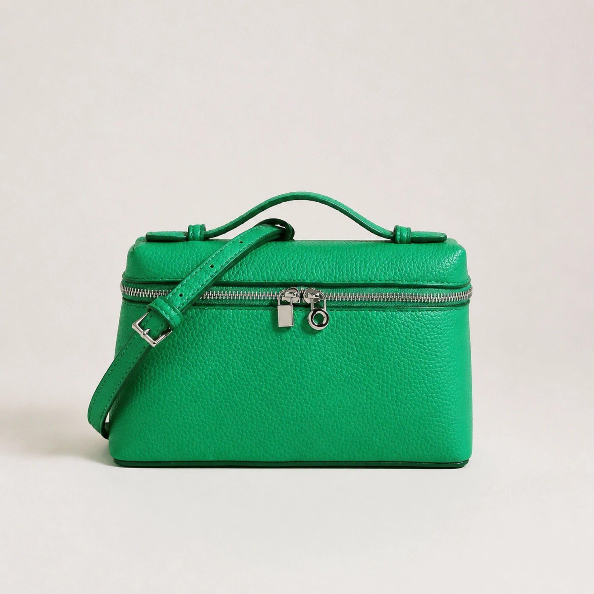 Emerald Green sling bag complete front view — view 4