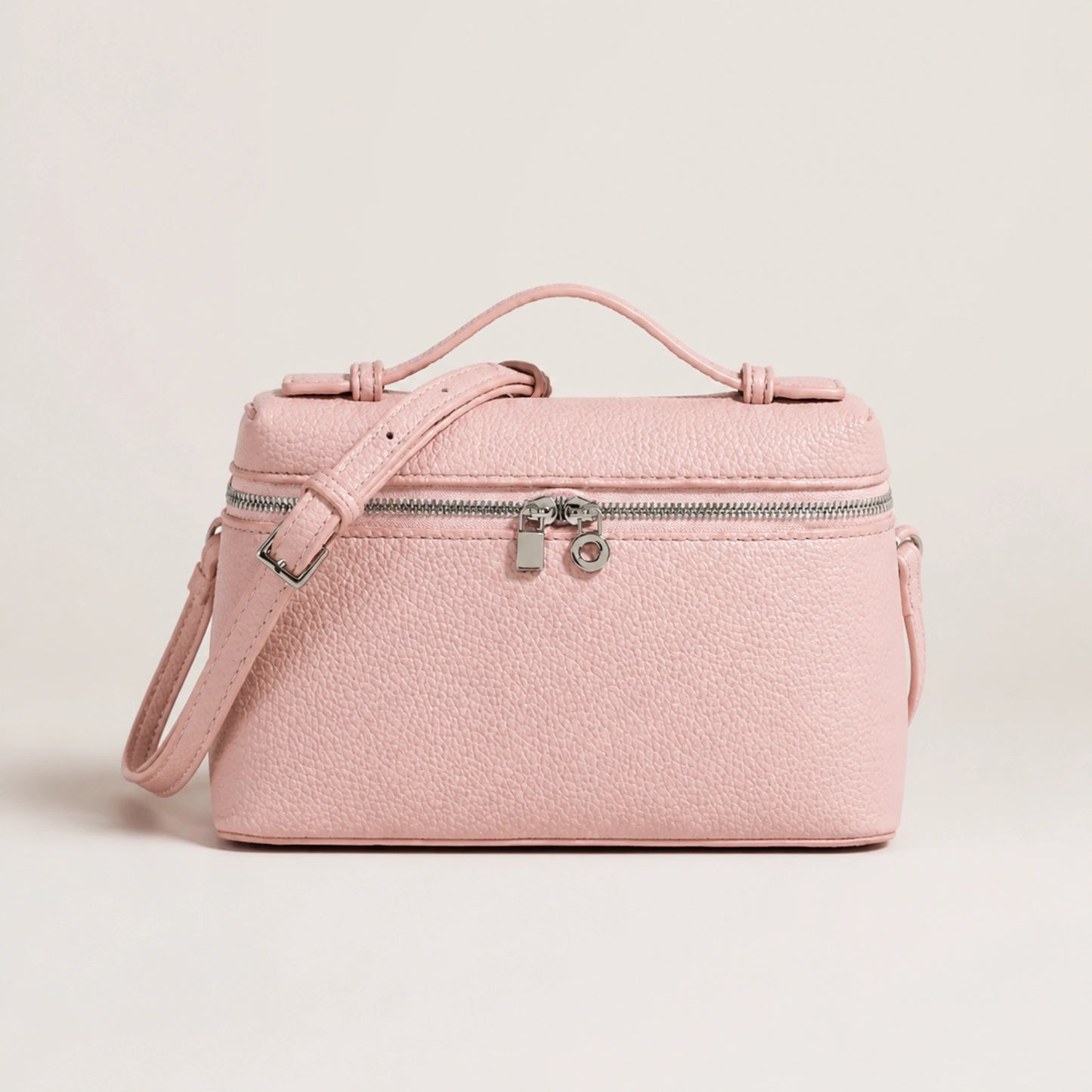 Blush Pink sling bag complete front view — view 7