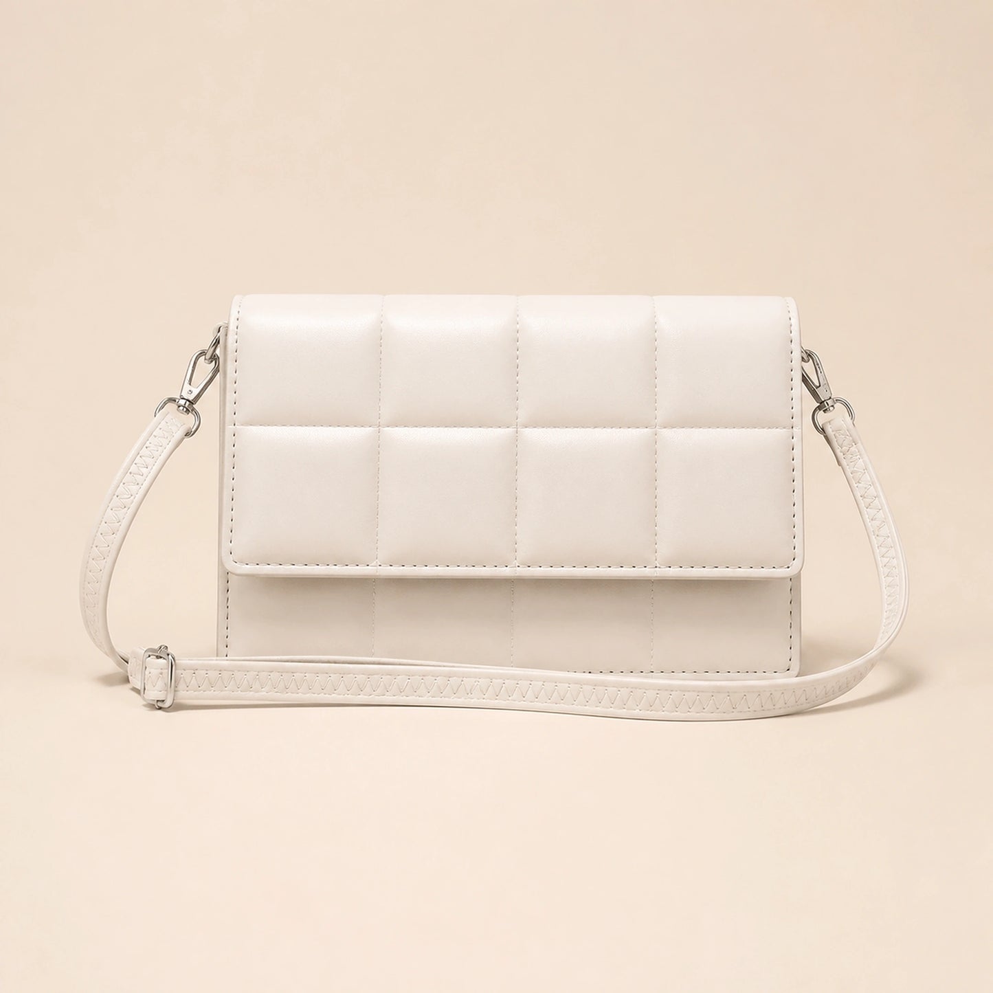 sling bag — Ivory white front — view 2