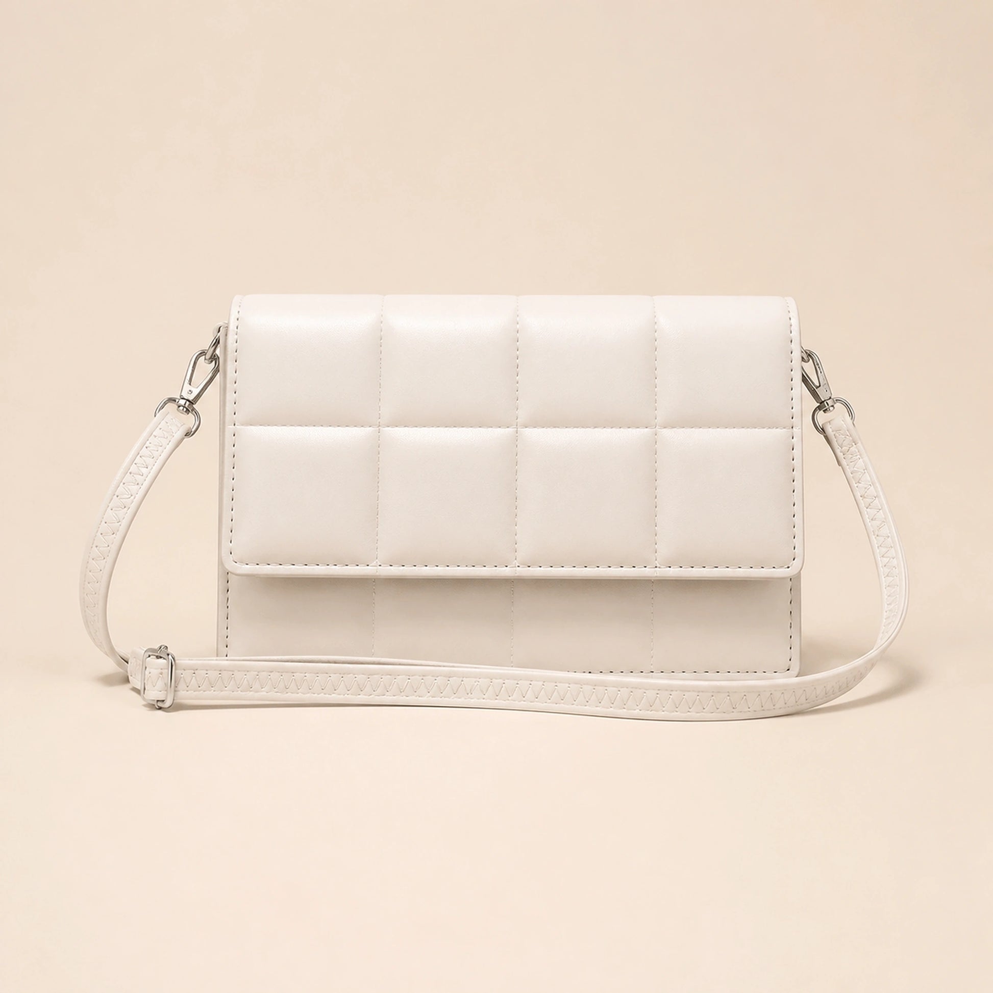 sling bag — Ivory white front — view 2