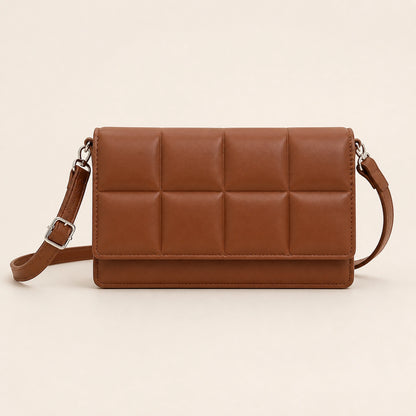 sling bag — Cognac brown front — view 3