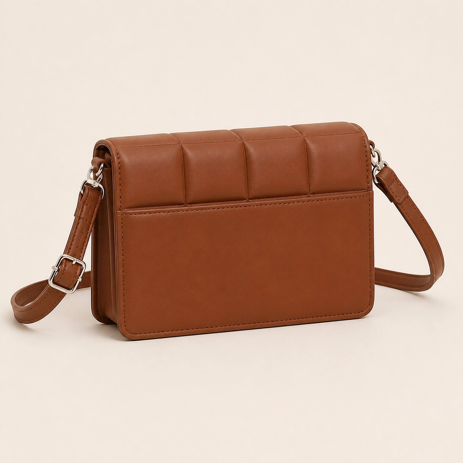 sling bag — Cognac brown rear — view 4