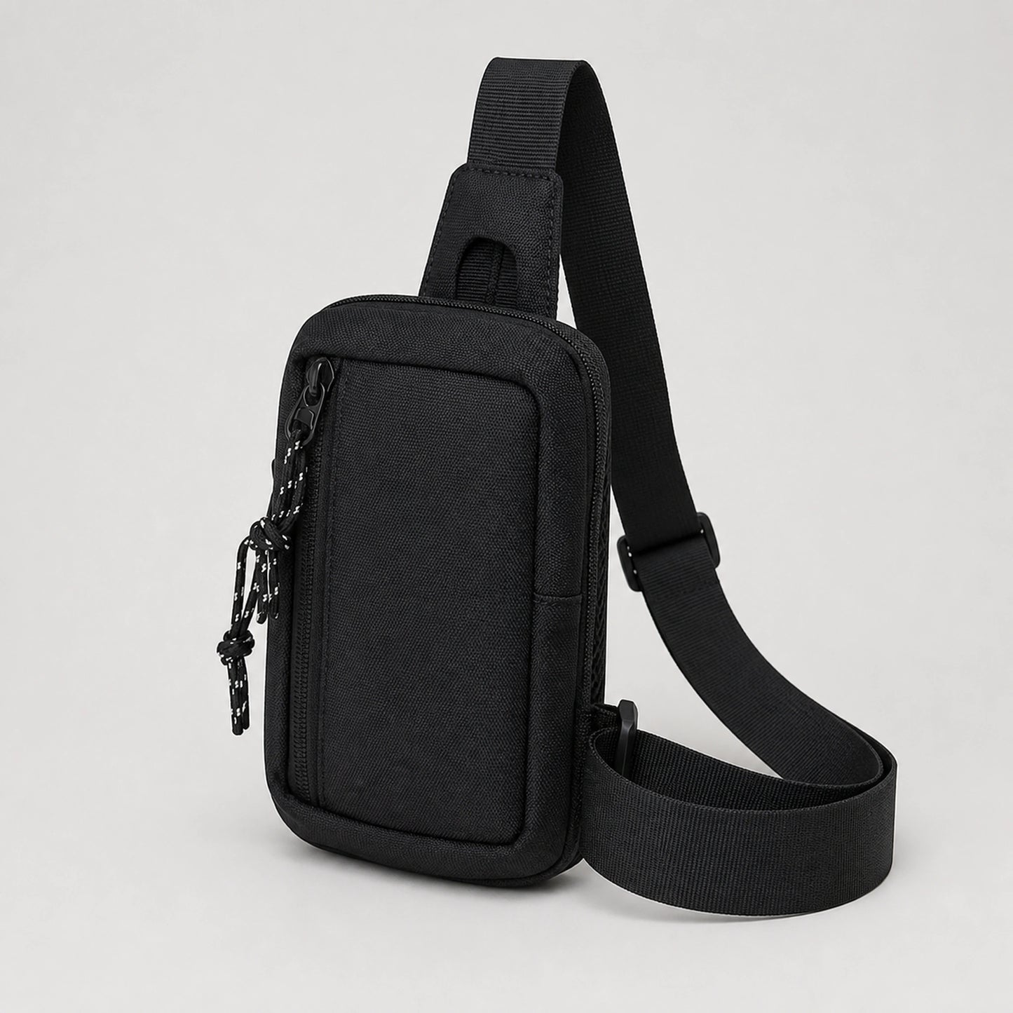 sling bag — Black three quarter — view 3