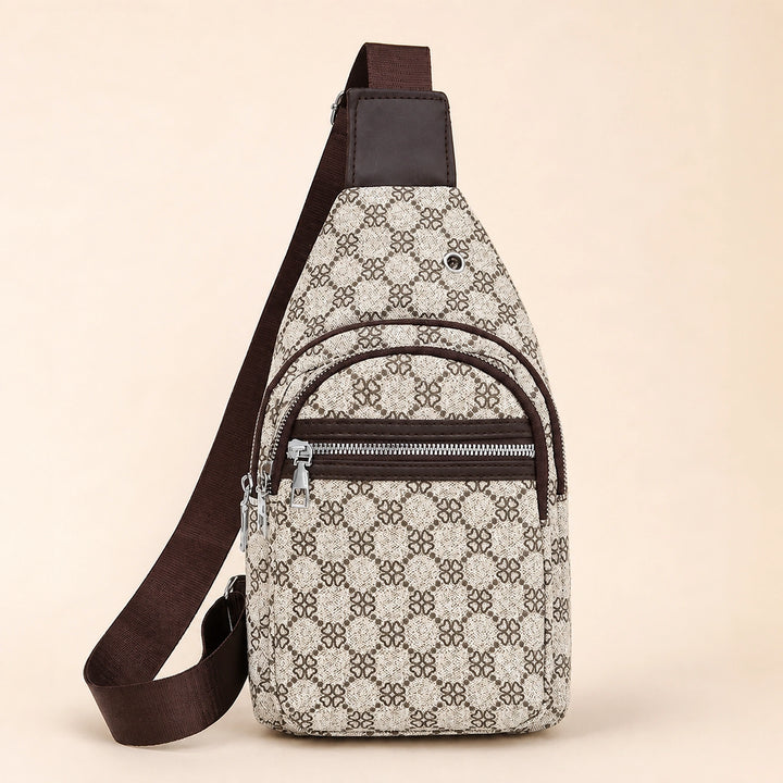 sling bag — Beige front