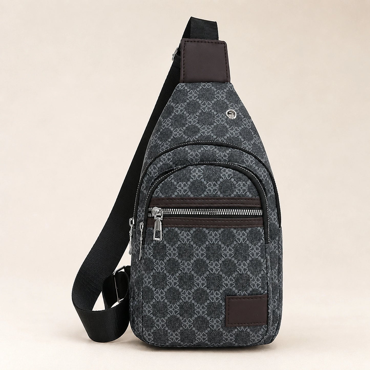 sling bag — Charcoal gray front — view 4