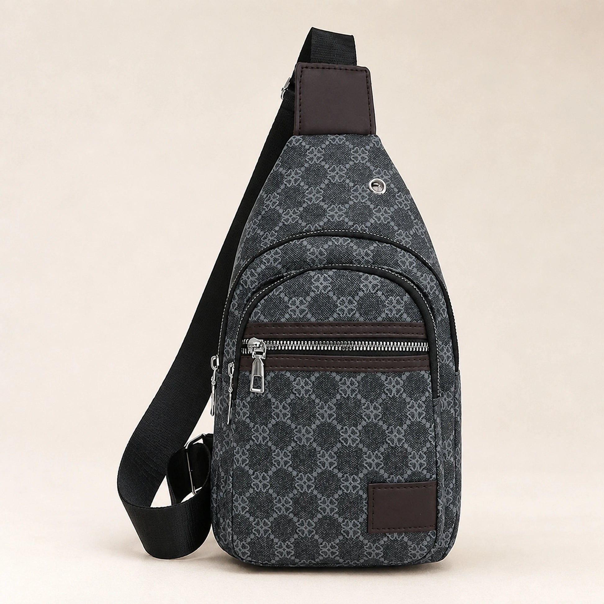 sling bag — Charcoal gray front — view 4