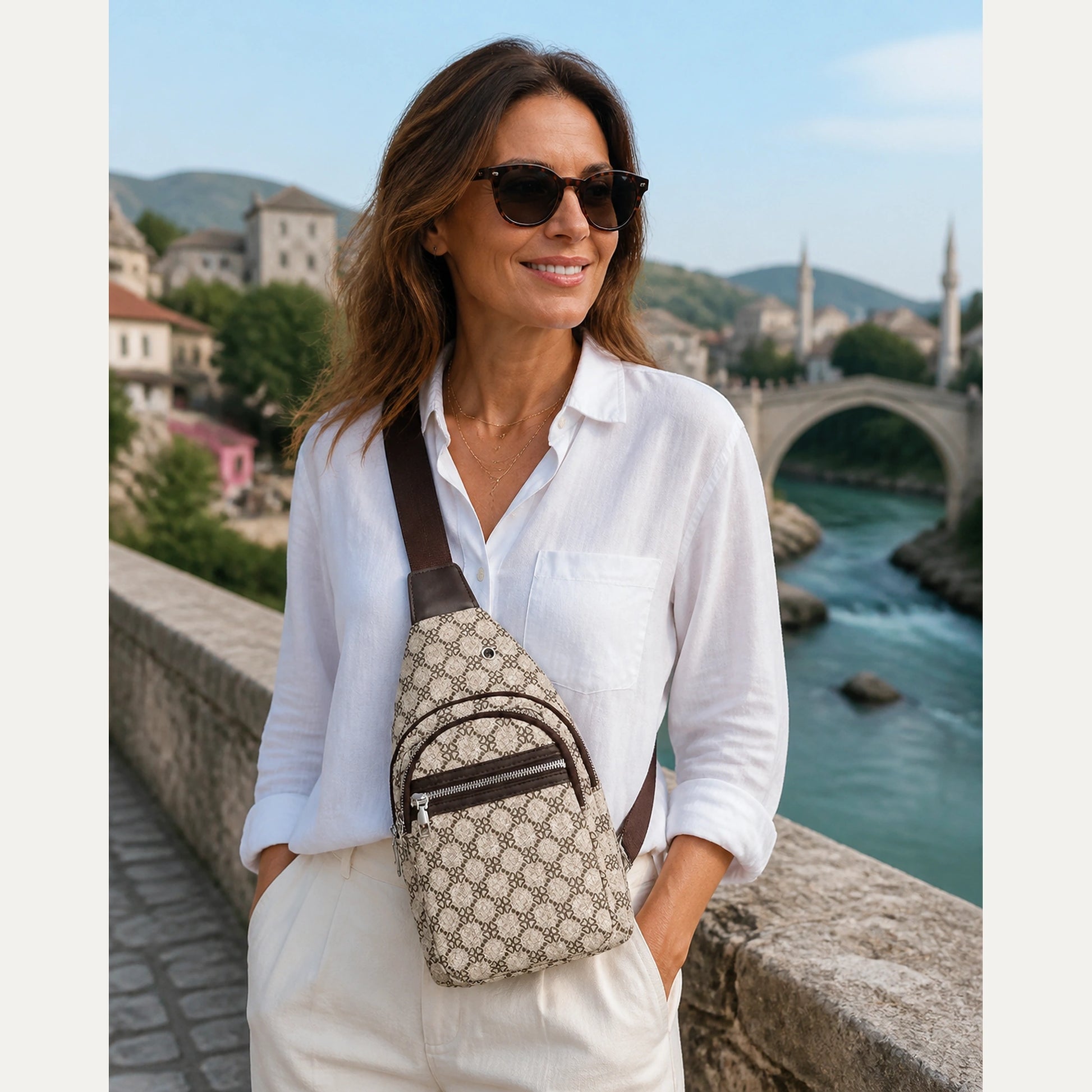 sling bag — Beige — view 7