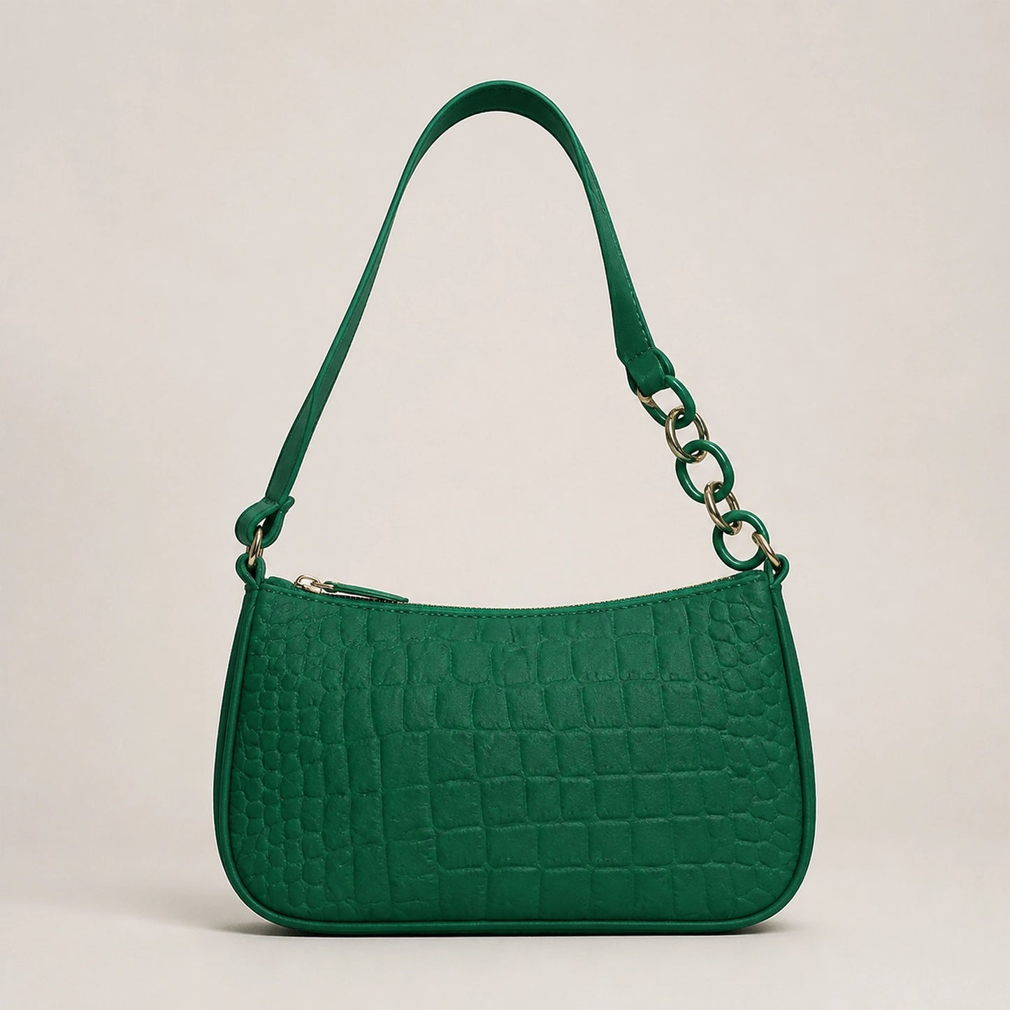 sling bag — Emerald green front — view 2