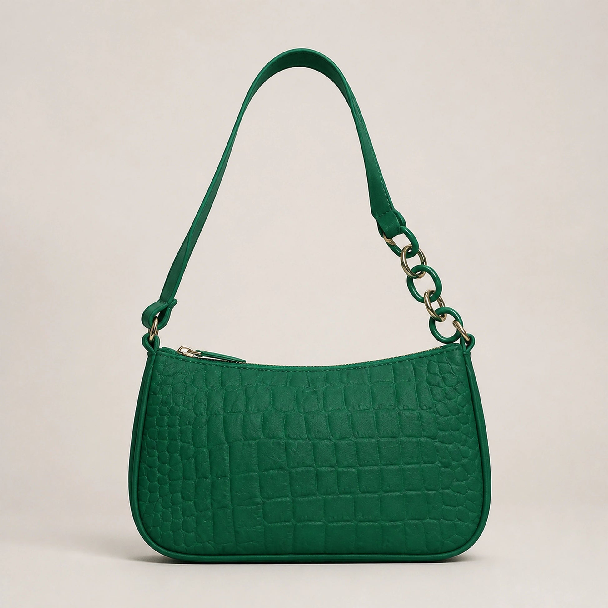 sling bag — Emerald green front — view 2