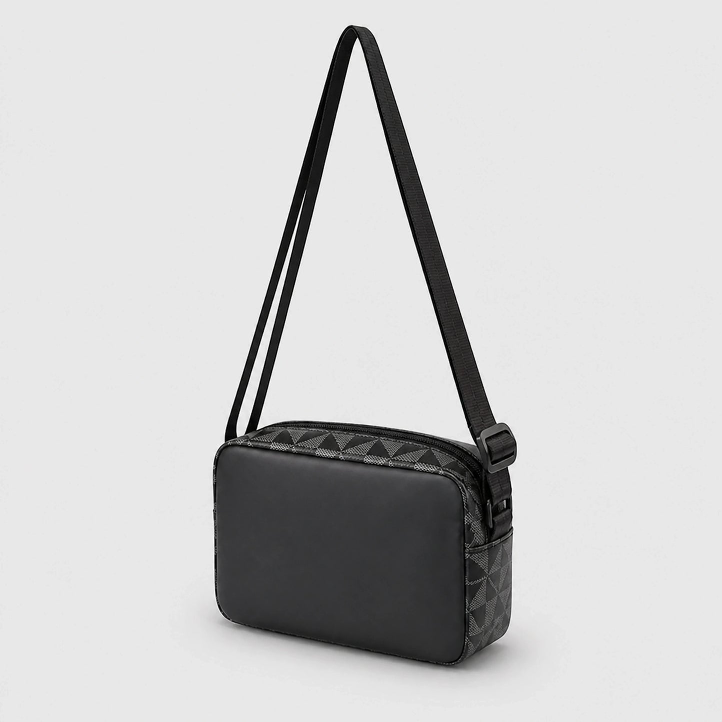 sling bag — Black geometric rear — view 4