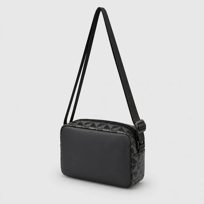 sling bag — Black geometric rear — view 4
